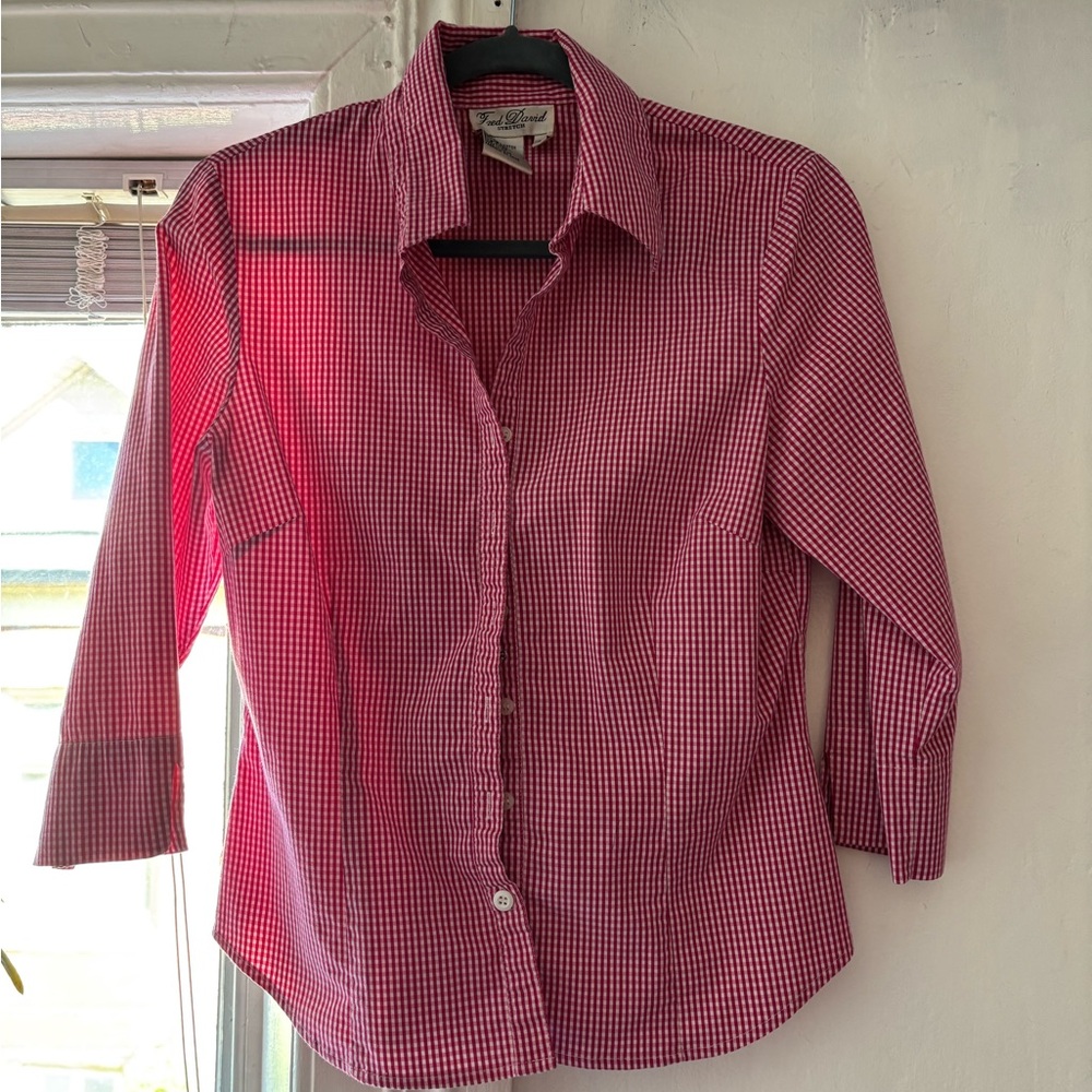 VINTAGE - Fred David Button Down in Gingham